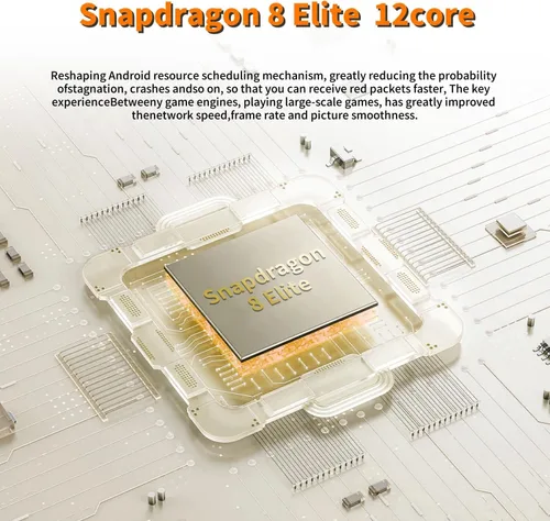Miniatura 5 de Teléfonos desbloqueados C26 Ultra Smartphone 8GB+256GB Gran Almacenamiento Desbloqueado Teléfono Celular, Android 14, Batería 6800mAh, 6.9