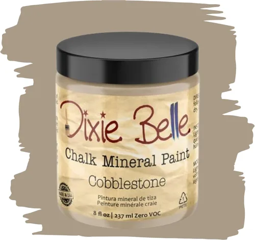 Miniatura 109 de Dixie Belle Paint Company - Pintura con acabado de tiza para muebles, color negro (Caviar), 1 galón, 128 fl oz, pintura mineral color rosa intenso