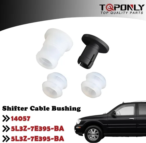 Miniatura 2 de TQPONLY 14057 Kit de bujes para cable de cambio Compatible con Buick Chevrolet Ford GMC Lincoln Oldsmobile Pontiac Saab Kit de reparación de 1