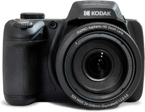 Cámara digital KODAK PIXPRO Astro Zoom AZ528-BK 16 MP con zoom óptico de 52x, lente gran angular de 24mm, disparo en ráfaga de 6 fps, video Full HD