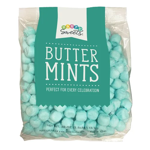 Miniatura 14 de Party Sweets Mentas pastel surtidas, 2.75 libras, aprox. 350 piezas de Hospitality Mints Colores pastel surtidos