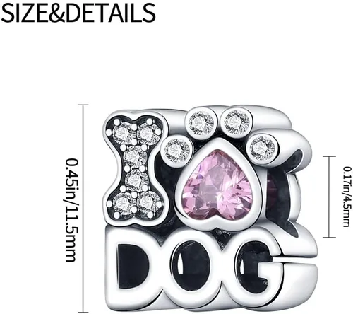 Miniatura 128 de KUNSIR Los abalorios se adaptan a pulseras Pandora para mujer, plata de ley 925, cuentas colgantes de joyería para niñas, dijes de feliz cumpleaños