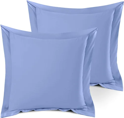 Miniatura 52 de Nestl Juego de 2 fundas tipo sham de almohada suaves - Fundas de almohada de microfibra de doble cepillado - Fundas de almohada de cama premium