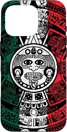 Miniatura 19 de Funda de la bandera de México con calendario azteca maya para iPhone 11