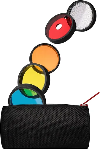 Miniatura 5 de Polaroid Now+ Gris Azul (9063) - Cámara de película instantánea tipo I con conexión Bluetooth con juego de filtros de lente adicional