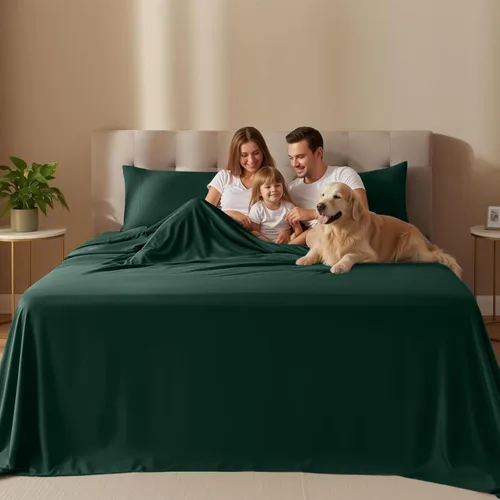 Miniatura 74 de Utopia Bedding Juego de sábanas Queen – Sábanas de 4 piezas para cama tamaño Queen, microfibra suave y transpirable, incluye 1 sábana bajera, 1 Gris