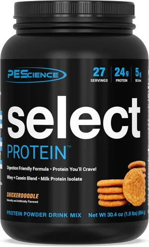 Miniatura 38 de PEScience Select Protein Powder, mezcla de suero y caseína, proteína limpia en polvo para mujeres y hombres, baja en calorías, baja
