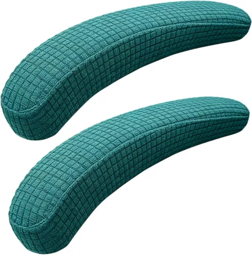 Miniatura 8 de Melaluxe Fundas para reposabrazos de silla de oficina, elásticas, extraíbles y lavables, fundas elásticas para reposabrazos de silla de escritorio