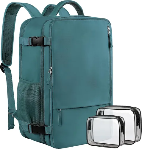Miniatura 14 de Mochila de viaje Sinaliy para mujeres y hombres, Negro, Grande, Mochilas de viaje