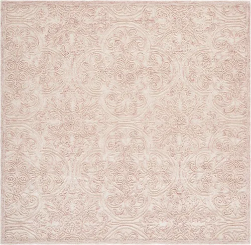 Miniatura 33 de SAFAVIEH Trace Collection - Alfombra decorativa de 2 x 3 pies, color marfil, lana hecha a mano, ideal para zonas de alto tráfico en entrada, sala