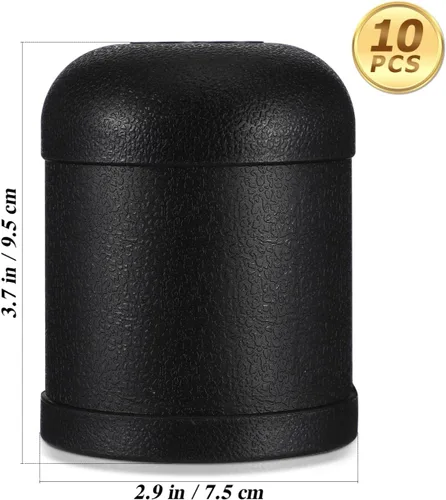 Miniatura 6 de Alipis Vaso de dados de plástico de 2.95 x 2.95 x 3.93 pulgadas, caja de dados duradera para fiesta de KTV, taza divertida con tapa, barajador