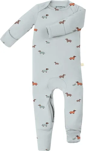 Miniatura 3 de GUNAMUNA Pijama unisex convertible ultrasuave para bebé, mameluco con cremallera para pañales, recién nacido a 24 meses