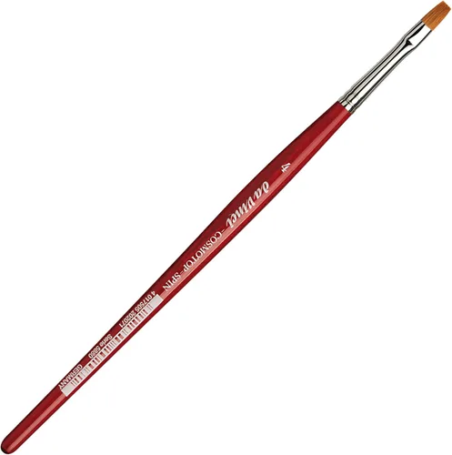 Miniatura 317 de da Vinci Watercolor Series 5580 CosmoTop Spin Pincel de Pintura, Redondo Sintético con Mango Rojo