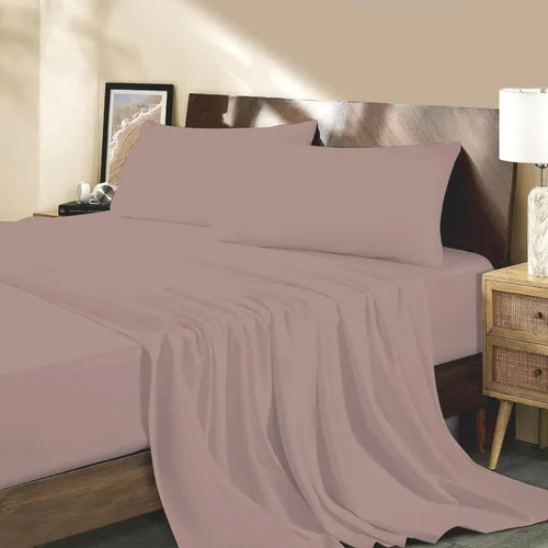 Miniatura 11 de Marina Shades Juego de sábanas 100% algodón egipcio, tamaño individual, sábanas de lujo de alta densidad de hilos para hotel, sábanas transpirables