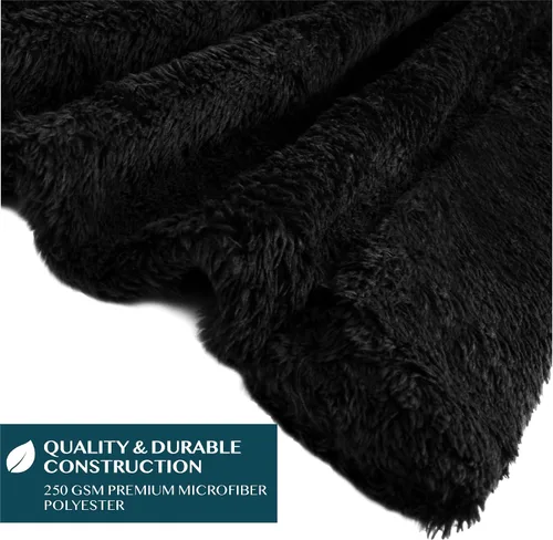 Miniatura 7 de PAVILIA Angel Wrap Hooded Blanket Poncho, Wearable Blanket Throw Wrap Poncho for Women Adult, Cozy Fluffy Sherpa Shawl Cape