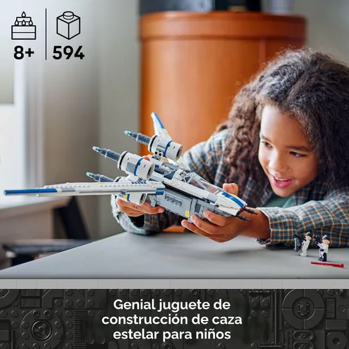 Miniatura 2 de LEGO Star Wars Conjunto de Construcción U-Wing de los Rebeldes - Incluye a Cassian Andor, Dedra Meero y K-2SO - Juguete de Acción Modelo para Fans