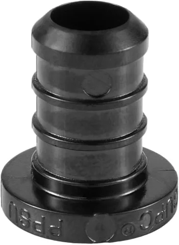 Miniatura 9 de EFIELD - Juego de 25 tapones de engarce de púas PPSU de polietileno de 3/4 pulgadas (tapa final) con pestaña de posición para tubos Pex