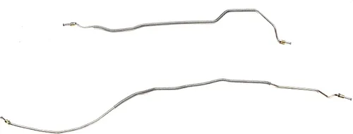 Líneas de freno de eje trasero - Se adapta a 68 Camaro/Nova - Inoxidable - The Stop Shop