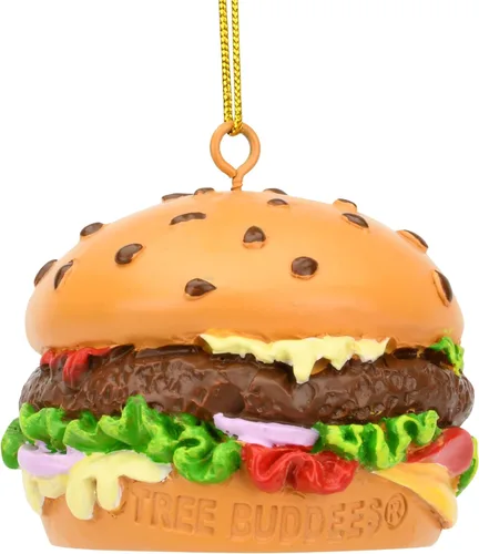 Miniatura 6 de Tree Buddees Decoración navideña de comida para hamburguesas