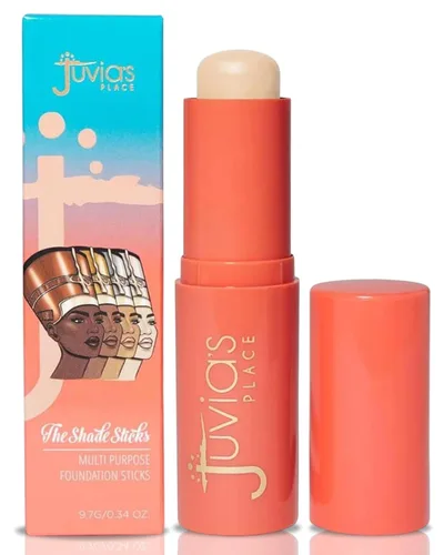 Miniatura 16 de Juvia's Place The Shade Stick Foundation Aberdeen - Muy ligera con matiz neutro para tonos de piel claros a claros, cobertura para base, corrector