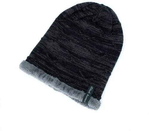 Miniatura 5 de LLmoway Gorro de invierno cálido y elástico para hombre y mujer, con forro polar