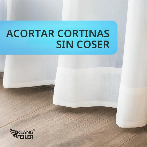 Miniatura 6 de Klangfeiler® Tela de dobladillo para planchar, 0.75 pulgadas x 32 yardas, extrafuerte, requiere planchado