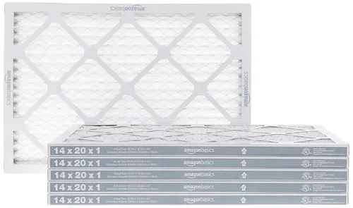 Miniatura 23 de Amazon Basics Paquete de 6 filtros de aire de 20 x 20 x 1 para horno de CA MERV 11 (tamaño real: 19.75 x 19.75 x .75 pulgadas)
