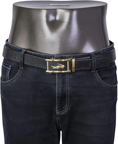 Miniatura 5 de Barry Wang - Hebilla de cinturón para hombre, hebilla extraíble, ajustable, sin correa de cuero