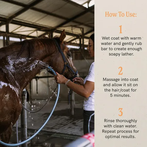 Miniatura 5 de J·R·LIGGETT'S Champú líquido de caballo botánico para pieles sensibles Fórmula de champú biodegradable hipoalergénico para caballos 100%