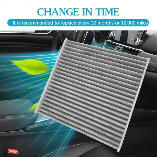 Miniatura 7 de KEVWR CP134 (CF10134) Filtro de aire de cabina premium incluye carbón activado, compatible con Honda CRV, Honda Accord, filtro de aire de cabina