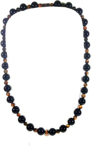 Miniatura 2 de Auras by Osiris Beaded Necklaces for Men Healing Crystal Protection Stone Mens Necklaces Handmade in USA by Master Shaman