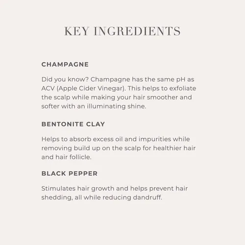 Miniatura 9 de Goldie Locks Champú clarificante, desintoxicante de limpieza profunda sin sulfatos para el cuero cabelludo y el cabello, elimina la acumulación