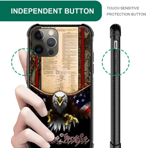Miniatura 3 de DJSOK Compatible con iPhone 13 Pro Funda, Diseño con Patrón Protector Trasero Anti Rayones Esquinas Reforzadas TPU Suave Carcasa, Fundas