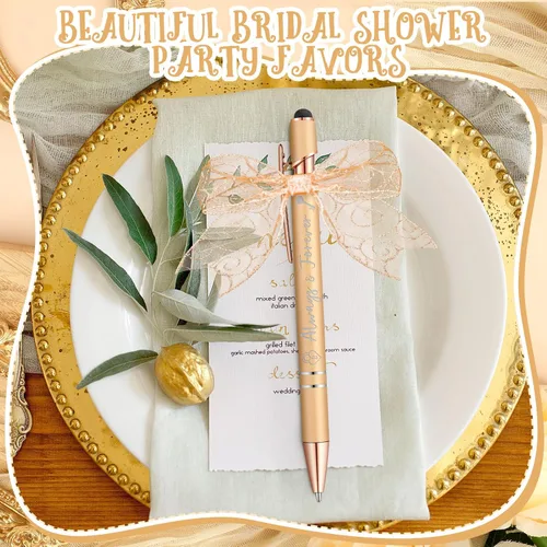 Miniatura 2 de Kisston 36 piezas de plumas de boda a granel, plumas para despedida de soltera, recuerdos de despedida de soltera, 6 estilos de plumas retráctiles