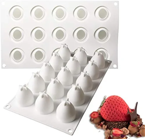 Miniatura 34 de OCPO KITCHEN Moldes de silicona con forma de corazón 3D para hornear pasteles de mousse, molde de silicona 3D para dulces, pastelería, chocolate