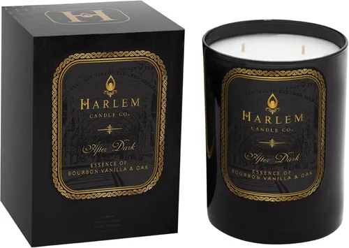 Miniatura 2 de HARLEM CANDLE CO. After Dark - Vela de soja perfumada de lujo, 11 onzas, tiempo de combustión de 80 horas, bergamota, azafrán, vainilla borbónica