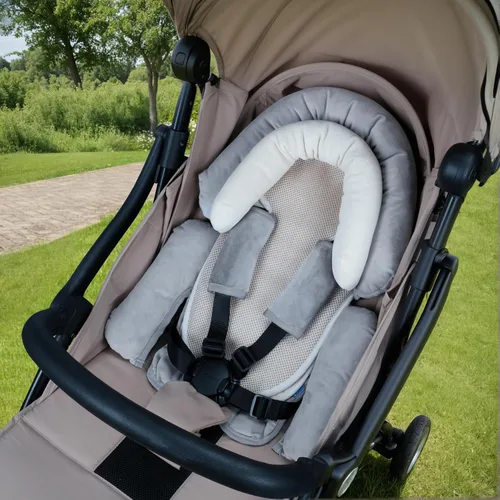Miniatura 9 de COOLBEBE - Juego de soporte para el cuerpo del bebé mejorado 3 en 1 y fundas para las correas para recién nacidos, bebés y niños pequeños - Cojín