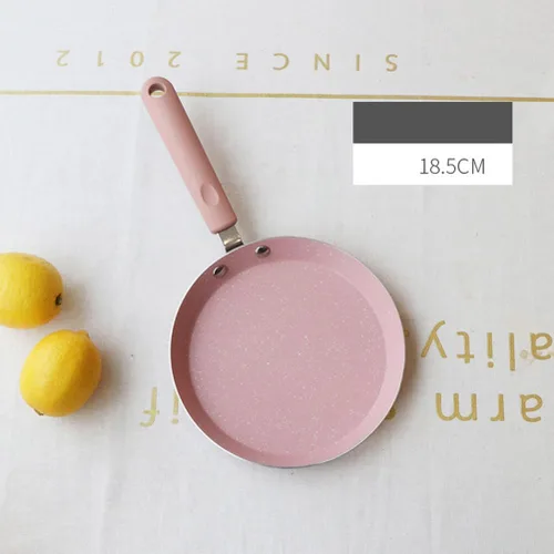 Miniatura 3 de Hemoton Sartén antiadherente de aluminio de 13.38 pulgadas para tortillas y panqueques, sartén saludable de doble uso con calor rápido y diseño apto