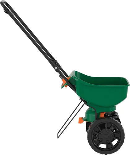 Miniatura 12 de Scotts Turf Builder EdgeGuard - Mini esparcidor de difusión para semillas, maleza y fertilizante, sal, derretimiento de hielo, esparcidor manual