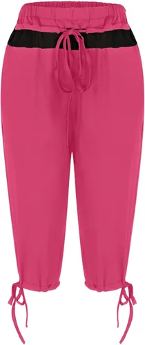 Miniatura 66 de Pantalones capri para mujer, estilo casual, de verano, elásticos, de cintura alta, pantalones de yoga, ajuste atlético, pantalones deportivos