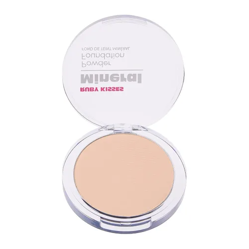 Miniatura 3 de Ruby Kisses Base mineral en polvo prensado, cobertura media a completa, acabado natural, 0.35 onzas (porcelana fina)