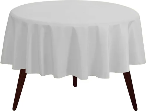 Miniatura 146 de Pomp Mantel Premium de Poliéster de 60" x 84" en Color Amarillo Plátano Tela Fácil de Cuidar, Resistente a Arrugas y Manchas Para Mesa Banana