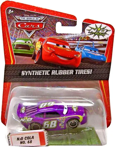 Disney/Pixar Cars The World of Cars Exclusivo N2O Cola No. 68 (neumáticos de goma sintética)