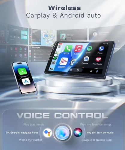 Miniatura 7 de Para Toyota Camry 2006 2007 2008 2009 2010 2011 Android 15 Estéreo de coche 9 pulgadas HD pantalla táctil Radio de coche con CarPlay Android Auto