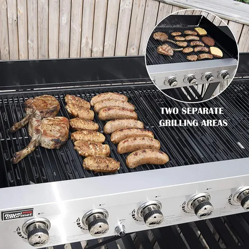 Miniatura 6 de DcYourHome Piezas de repuesto de placa de calor para modelos seleccionados de parrilla de gas gourmet para exteriores, para parrilla de gas Royal