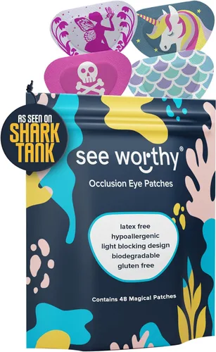 Parche adhesivo para niños y adultos, como se ve en Shark Tank, transpirable, cómodo parche mágico para pieles sensibles, 48 parches por See Worthy