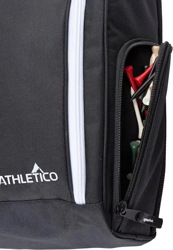 Miniatura 5 de Athletico Bolsa para zapatos de golf – Bolsas portadoras de zapatos con cremallera con ventilación y bolsillo exterior para calcetines, camisetas