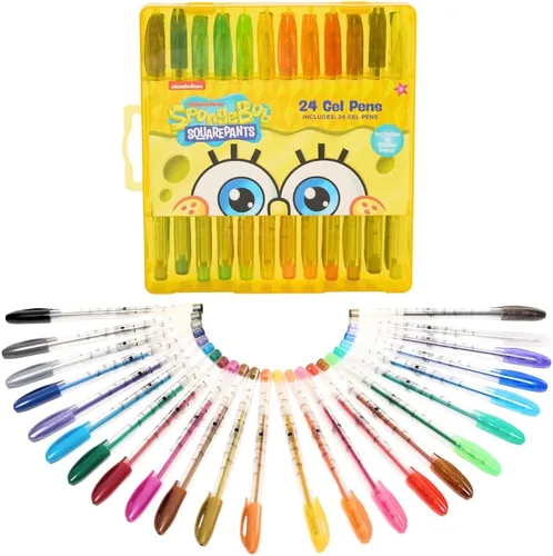 Miniatura 10 de Innovative Designs Beetlejuice - Juego de bolígrafos de gel para niños, paquete de 24 con bolígrafos de gel con purpurina, bonitos bolígrafos