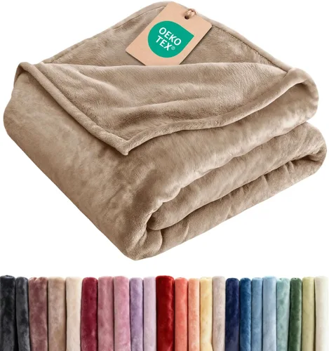 Miniatura 26 de Manta de forro polar ultrasuave para niños – Manta de franela de lujo para niños – Ligera para sofá, cama o silla – Gruesa, cálida y transpirable