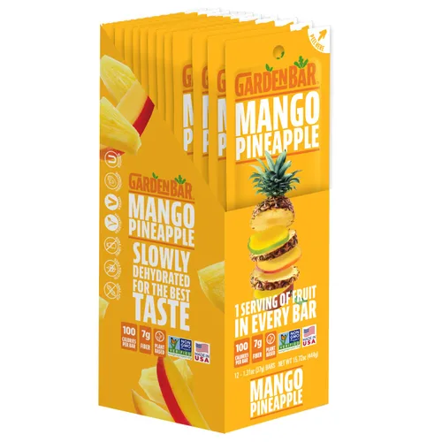 Miniatura 13 de Garden Bar Blueberry Lemon Fruit Cecina de cuero de fruta natural saludable Sin gluten, sin OMG, aperitivo alto en fibra 12